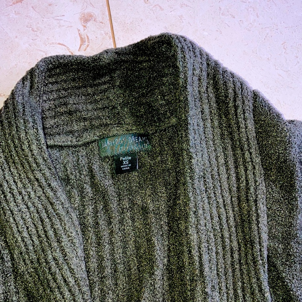 EUC Barefoot Dreams long pocket cardigan